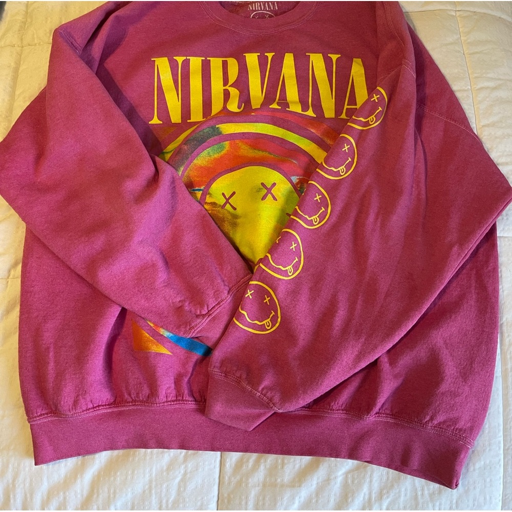 Nirvana sweatshirt urban outfitters - Picture 2 of 5